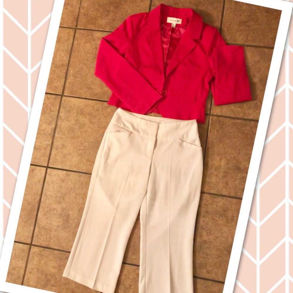 White Capri pants - Picture 7 of 8